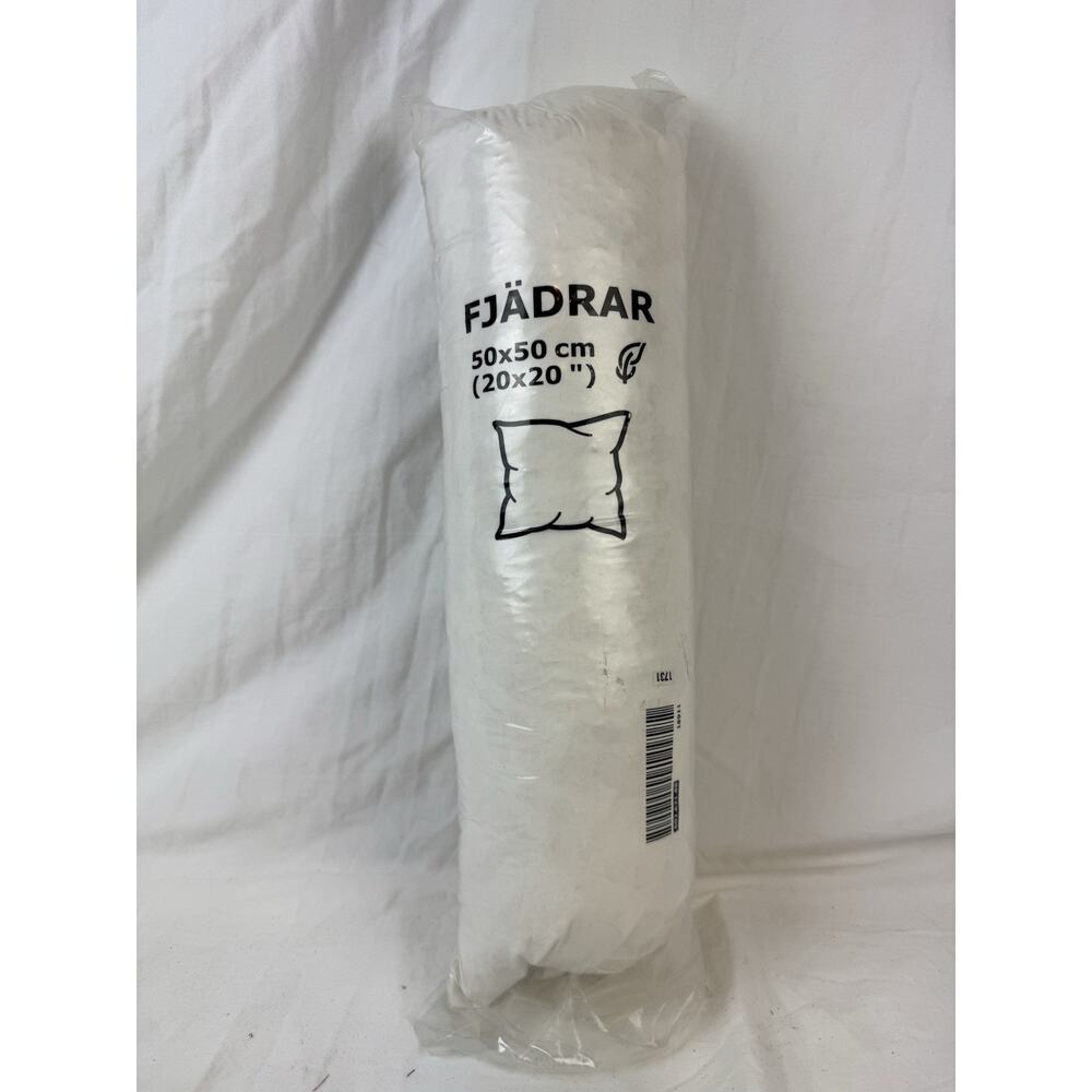 IKEA Pillow Insert Duck Feathers FJADRAR 20x20" (50x50cm) Inner Cushion SEALED